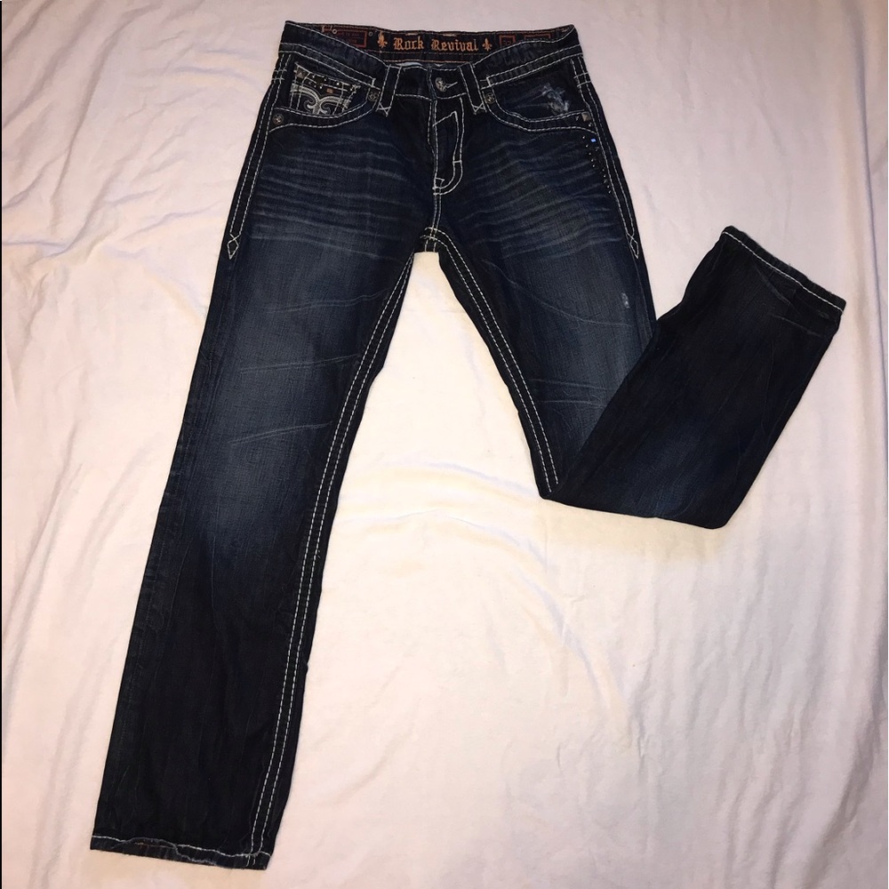 Men’s Rock Revivals Bootcut Jeans
